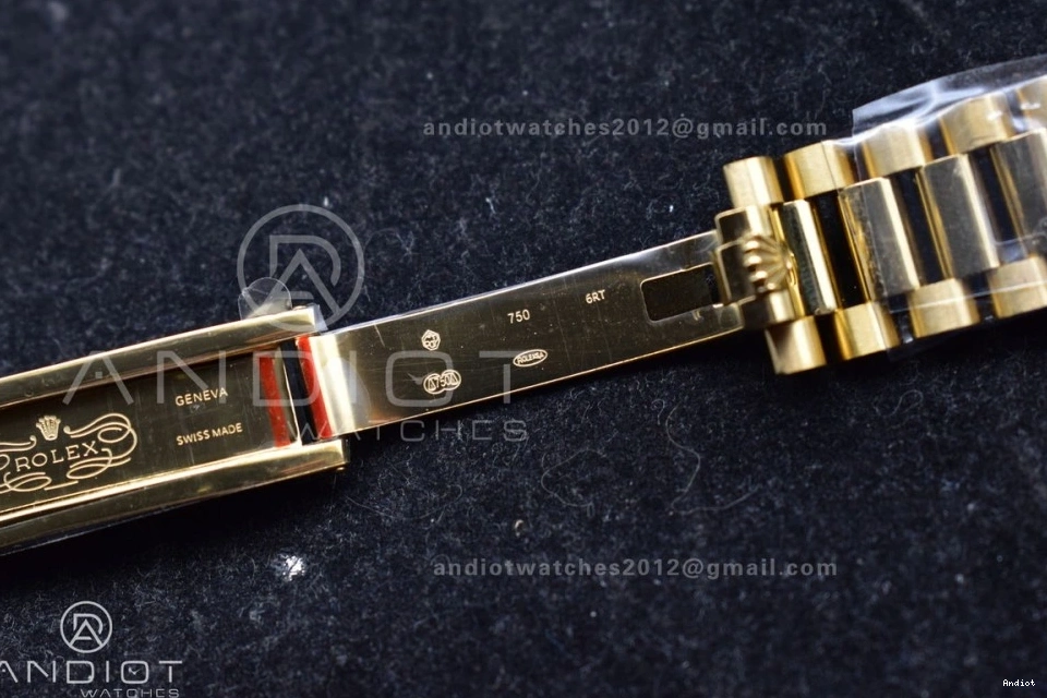 904L Mark with V5 Steel 36 vr3255 Weight) Bracelet Best Edition Roman on Dial President Gold (Gain YG DayDate QF 1121